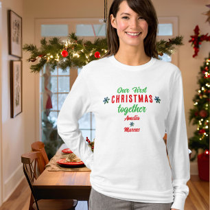Vår första jul tillsammans med Snöflingor T Shirt