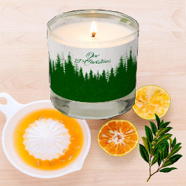 Vår första julafton Grönt Gräs Träd par Trendig