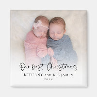 Vår första julfotopapper Twin Barn namn