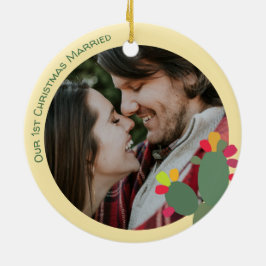 Vår första julgift julgransprydnad keramik