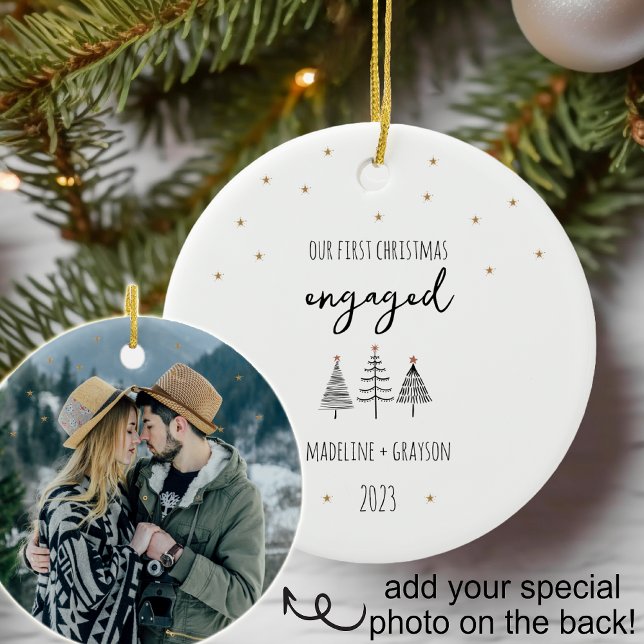 Vår första julklapp är enkel julgransprydnad keramik (Skapare uppladdad)