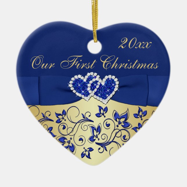 Vår första julklapp är prydlig julgransprydnad keramik (Framsidan)