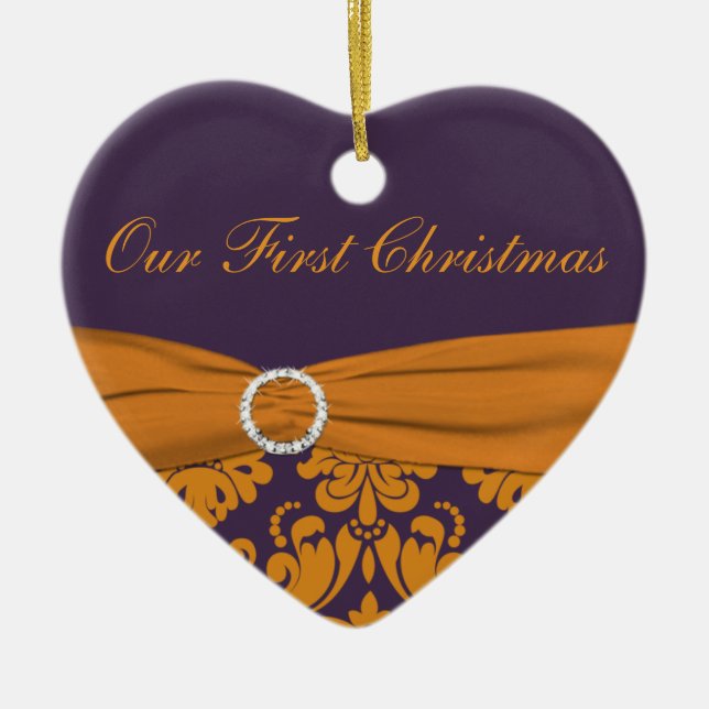 Vår första julklapp är prydlig julgransprydnad keramik (Framsidan)