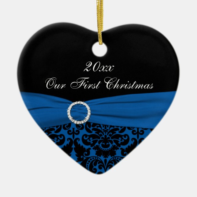 Vår första julklapp är prydlig julgransprydnad keramik (Framsidan)