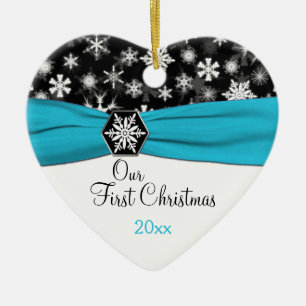 Vår första julklapp är prydlig julgransprydnad keramik