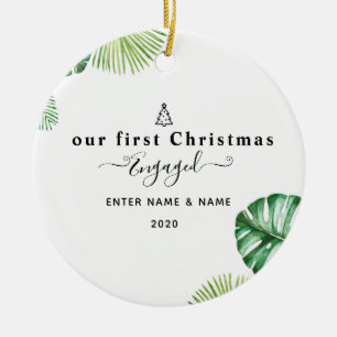 Vår första julklapp engagerade oss i ornament Pe