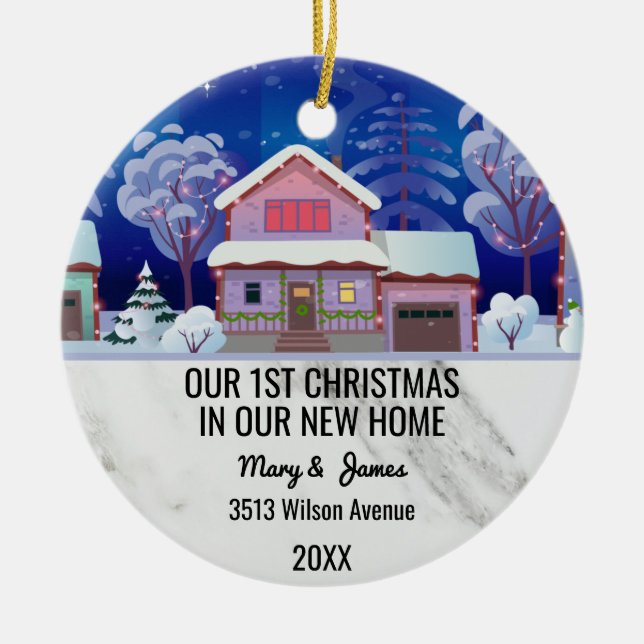 Vår första julklapp i vårt nya meddelande om Anpas Julgransprydnad Keramik (Framsidan)