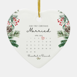 Vår första jultomte präglad av prydnad julgransprydnad keramik