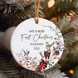 Vår första jultomte präglad av prydnadsföremål Hjo Julgransprydnad Keramik