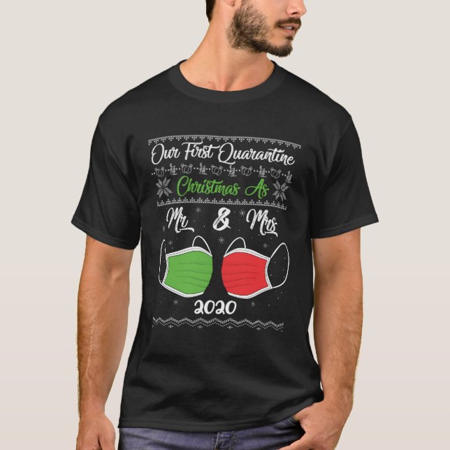 Vår första karantänjul som Mr. 2020 Ugly T Shirt (Framsida)