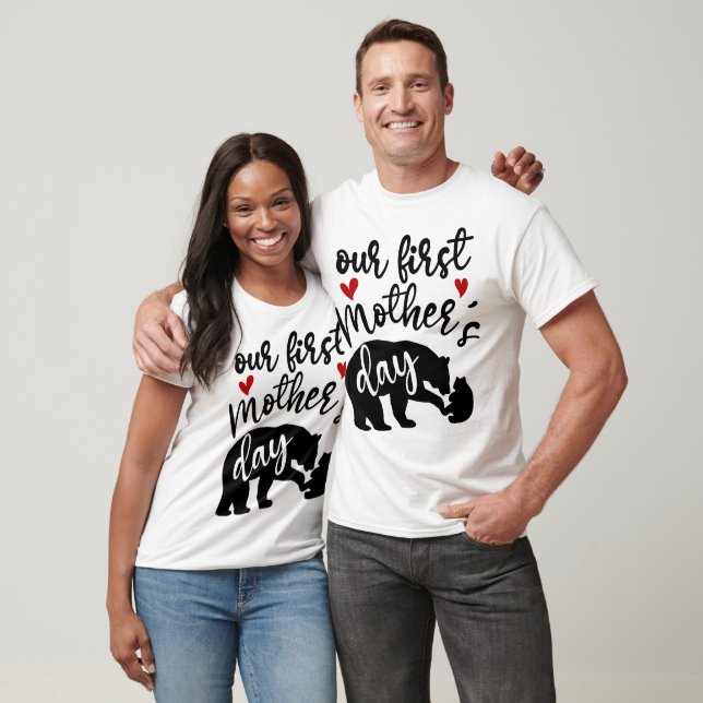 Vår första Mamma i Mors dag, 1/2 T Shirt (Unisex)