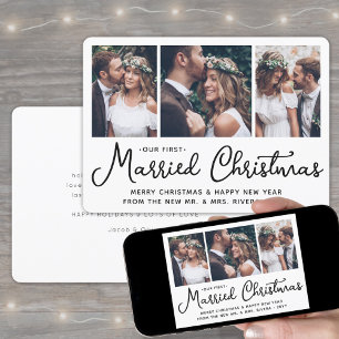 Vår första marrista julfotopaket i Bröllop Julkort
