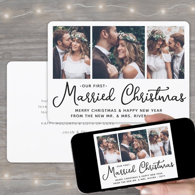 Vår första marrista julfotopaket i Bröllop Julkort (Skapare uppladdad)