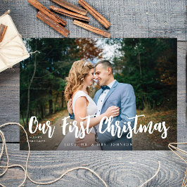 Vår första minimalistiska julfoto H