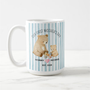 Vår första mors dag Mamma och Baby Björn Mugg