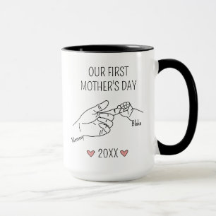 Vår första mors dag mugg