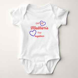 Vår första mors dag tillsammans Matchande T Shirt