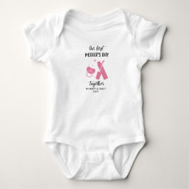Vår första morsdag matchande nya mamma och t shirt