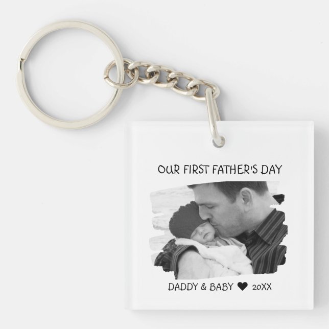 Vår första nya Fars dag-pappa och Baby-foto   (Framsidan)