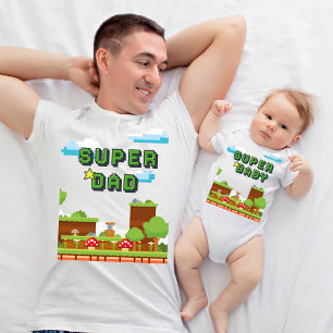 Vår första nya Fars dag-pappa och Baby-matchning T Shirt