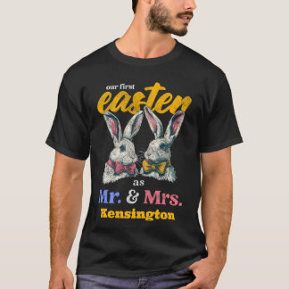 Vår första Påsk som Mr och Bunny Rabbit T Shirt