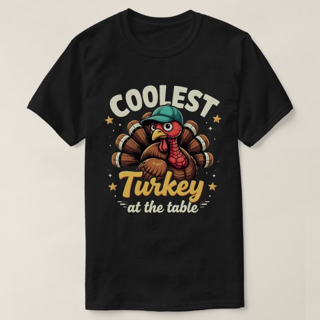 Vår första Thanksgiving, herr och fru Par Coolest T Shirt (Design framsida)