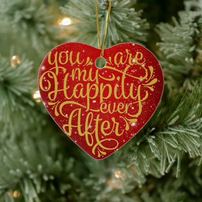 Vår första vackra julklapp julgransprydnad keramik (Träd)