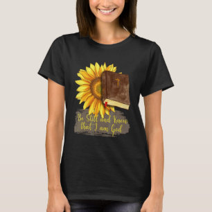 Var fortfarande medveten om att jag är Gud Christi T Shirt