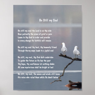 Var fortfarande min syl Church Christian Hymn Art  Poster