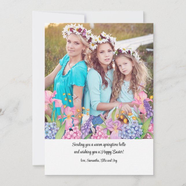 Vår-fotokort Inbjudningar (Framsida)