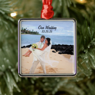 Vår fotoOrnament i Bröllop Silver Metall Julgransprydnad Metall