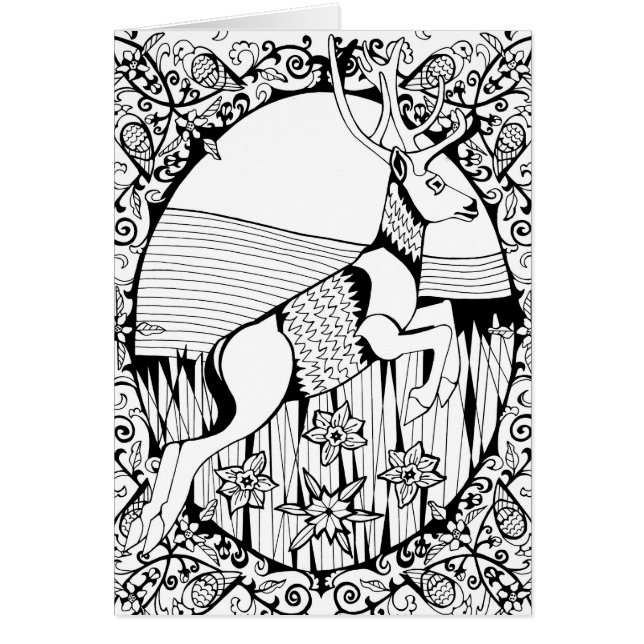 Vår framåtriktat hälsningskort (Framsidan)