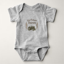 Vår framtida jordbrukare | Rustic Farm Baby Bodyko