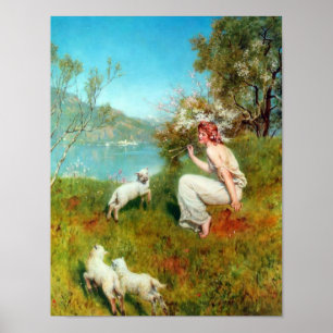 Vår från John Collier (1850-1934); Poster