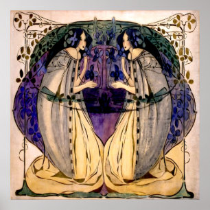 Vår - Frances MacDonald Poster