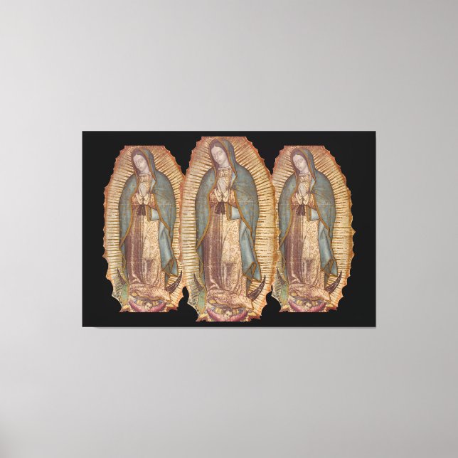 VÅR FRELSARINNA AV GUADALUPE CANVASTRYCK (Framsida)