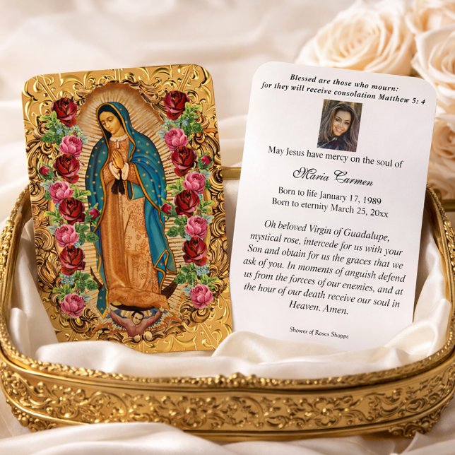 VÅR FRELSARINNA AV GUADALUPE VISITKORT (Skapare uppladdad)