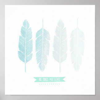 Var fri min Kärlek. Nursery Decor. Poster