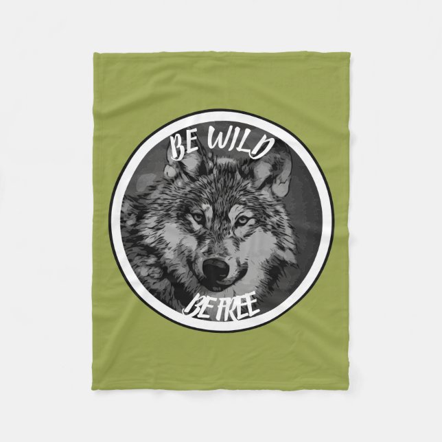   Var fria! Fleecefilt (Framsidan)