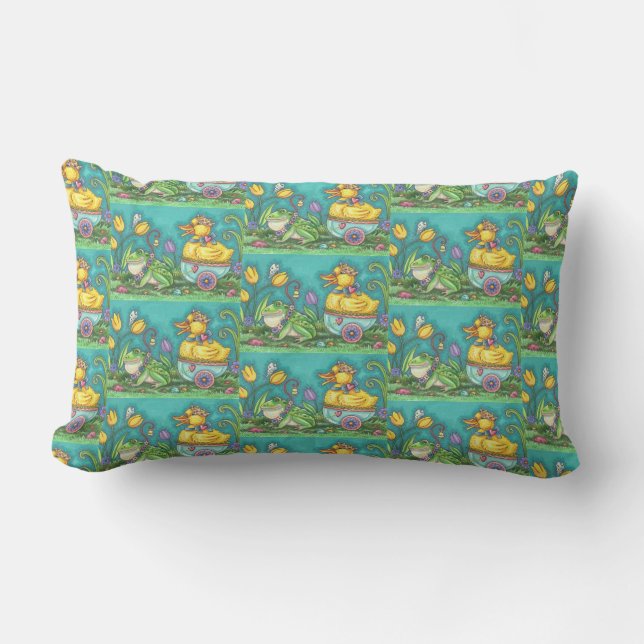 VÅR FROG & ANKA PRINCE PÅSK LUMBAR PILLOW LUMBARKUDDE (Framsida)