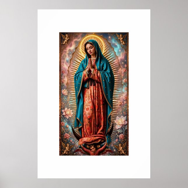 Vår Fru av Guadalupe-affisch Poster (Framsidan)