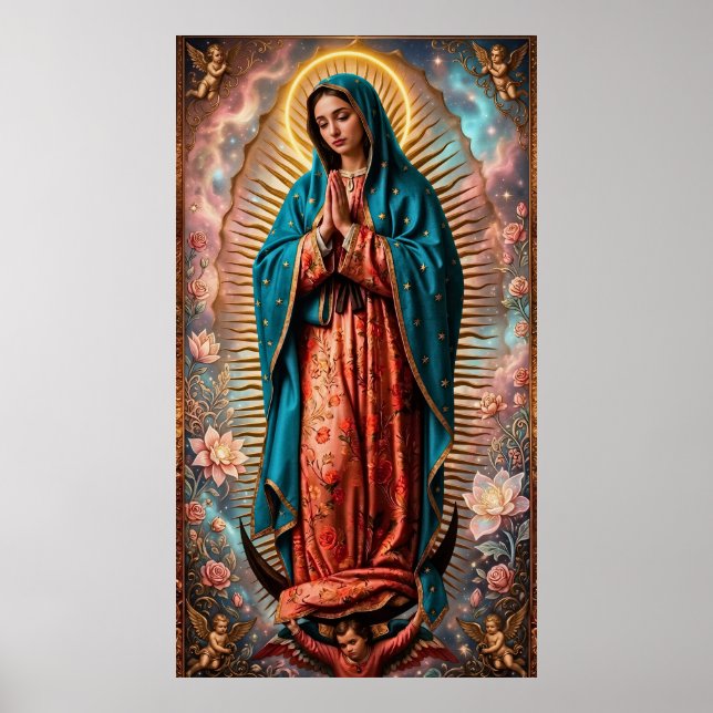 Vår Fru av Guadalupe-affisch Poster (Framsidan)