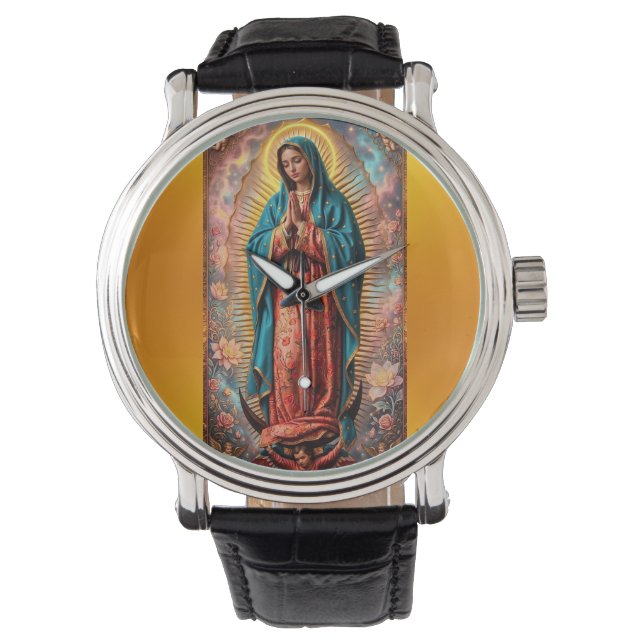 Vår Fru av Guadalupe Armbandsur (Framsida)