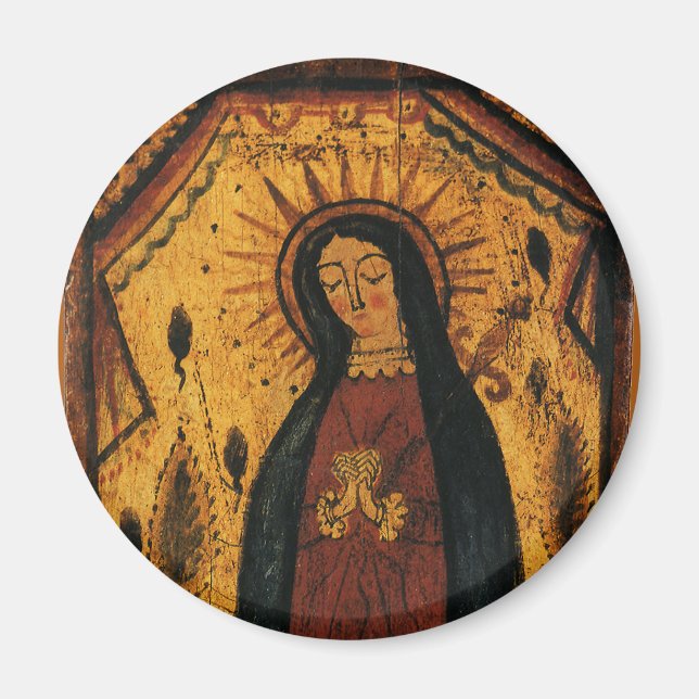 Vår Fru av Guadalupe av Pedro Antonio Fresquis Magnet (Framsidan)