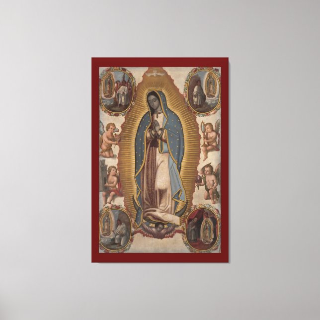 Vår Fru av Guadalupe Canvastryck (Framsida)