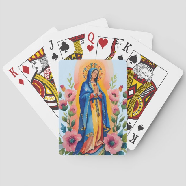 Vår Fru av Guadalupe  Casinokort (Baksidan)