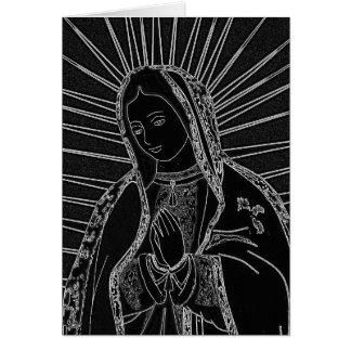 vår fru av guadalupe hälsningskort