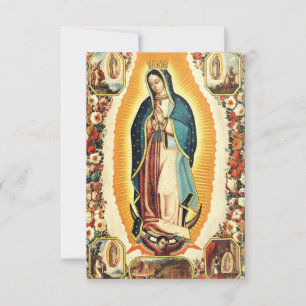 Vår Fru av Guadalupe Heliga Kort