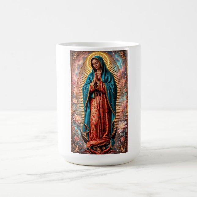 Vår Fru av Guadalupe  Kaffemugg (Center)