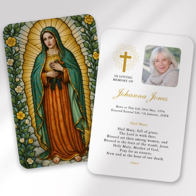 Vår Fru av Guadalupe Kondoleanskort Visitkort (Skapare uppladdad)